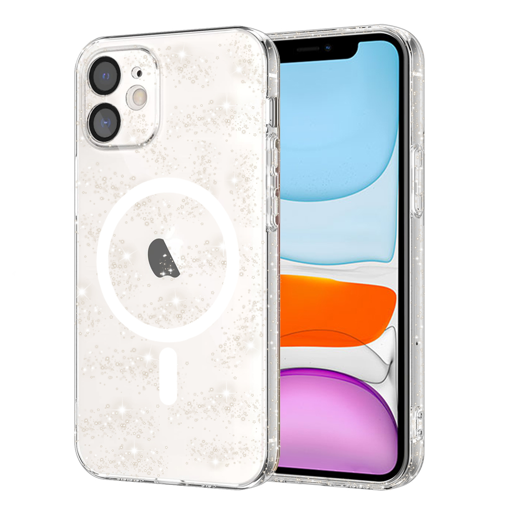 Techsuit SparkleSkin MagSafe Series kryt na iPhone 11 – číry KF2341298