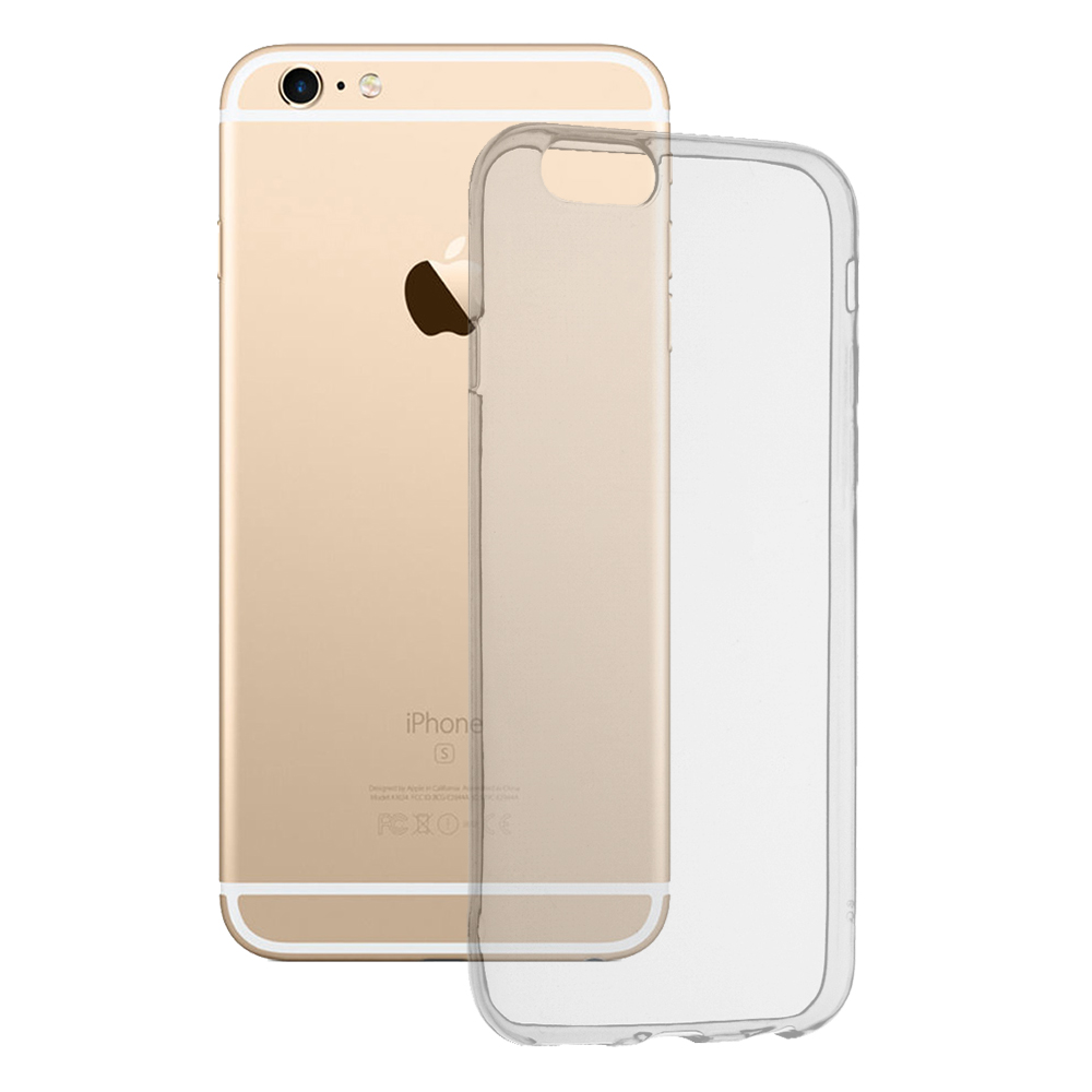 Techsuit Clear Silicone kryt na iPhone 6 Plus / iPhone 6s Plus – priehľadný KF231570