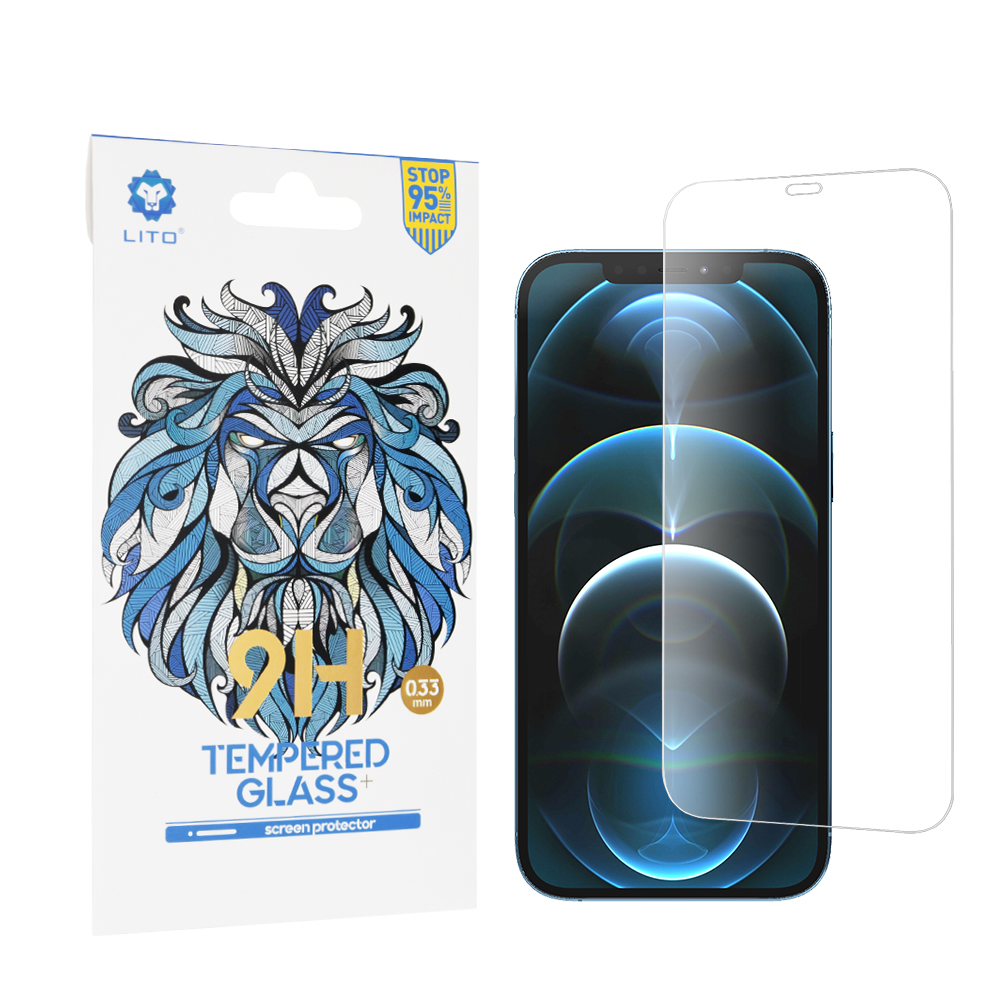 Lito 2.5D Classic Glass ochranné sklo na iPhone 12 Pro Max – číre KF233364