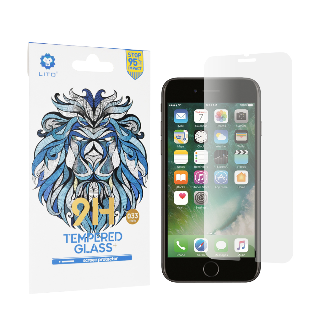 Lito 2.5D Classic Glass ochranné sklo na iPhone 6 / 6s / 7 / 8 / SE (2020) / SE (2022) – číre KF233362