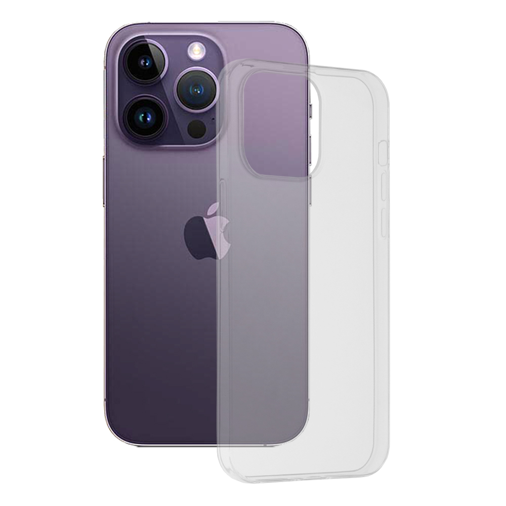 Techsuit Clear Silicone kryt na iPhone 14 Pro Max – priehľadný KF239859