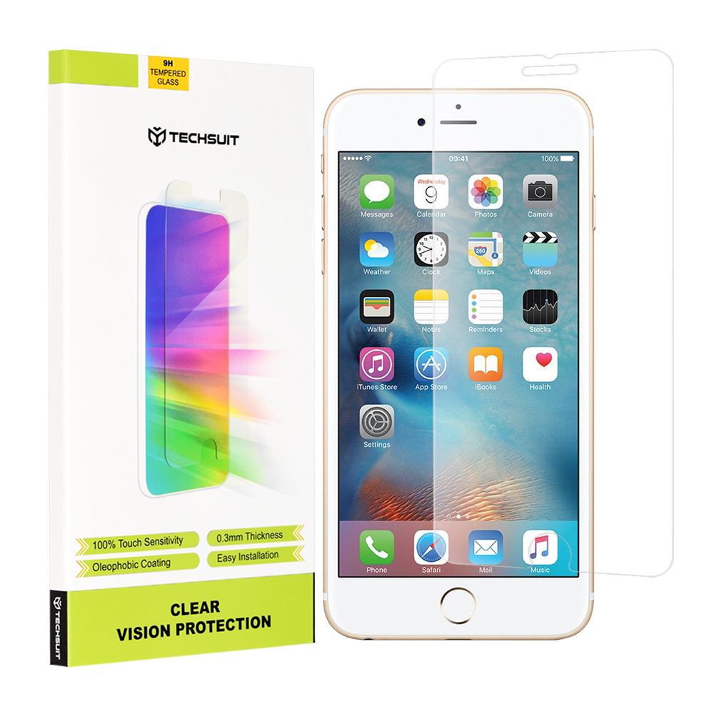 Techsuit Clear Vision Glass ochranné sklo na iPhone 6 / iPhone 6S – priehľadné KF2311864