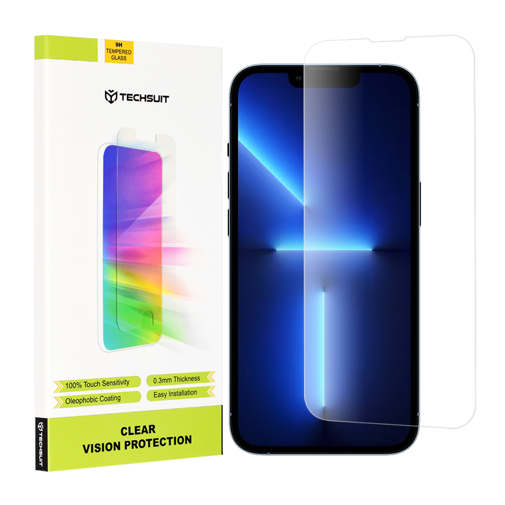 Techsuit Clear Vision Glass ochranné sklo na iPhone 13 Pro Max / iPhone 14 Plus – priehľadné KF2311871