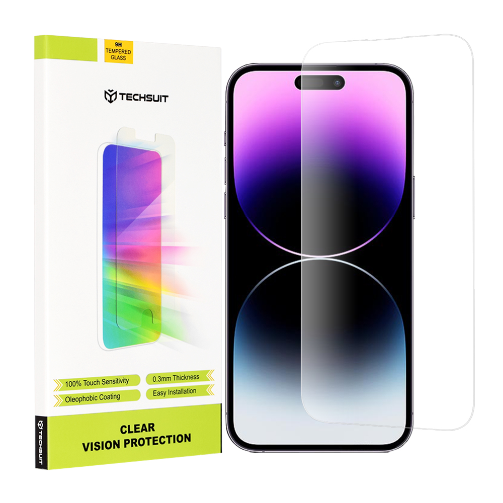 Techsuit Clear Vision Glass ochranné sklo na iPhone 14 Pro Max – priehľadné KF2311873