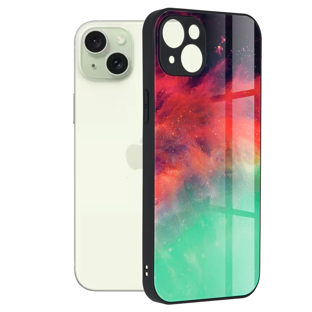 Techsuit Glaze Series kryt na iPhone 15 Plus – ohnivý oceán KF2314055