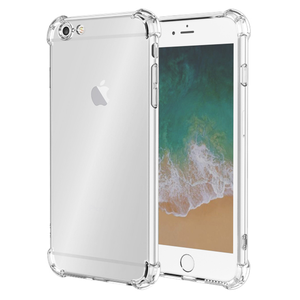 Techsuit Shockproof Clear Silicone kryt na iPhone 6 Plus / iPhone 6s Plus – číry KF2317983