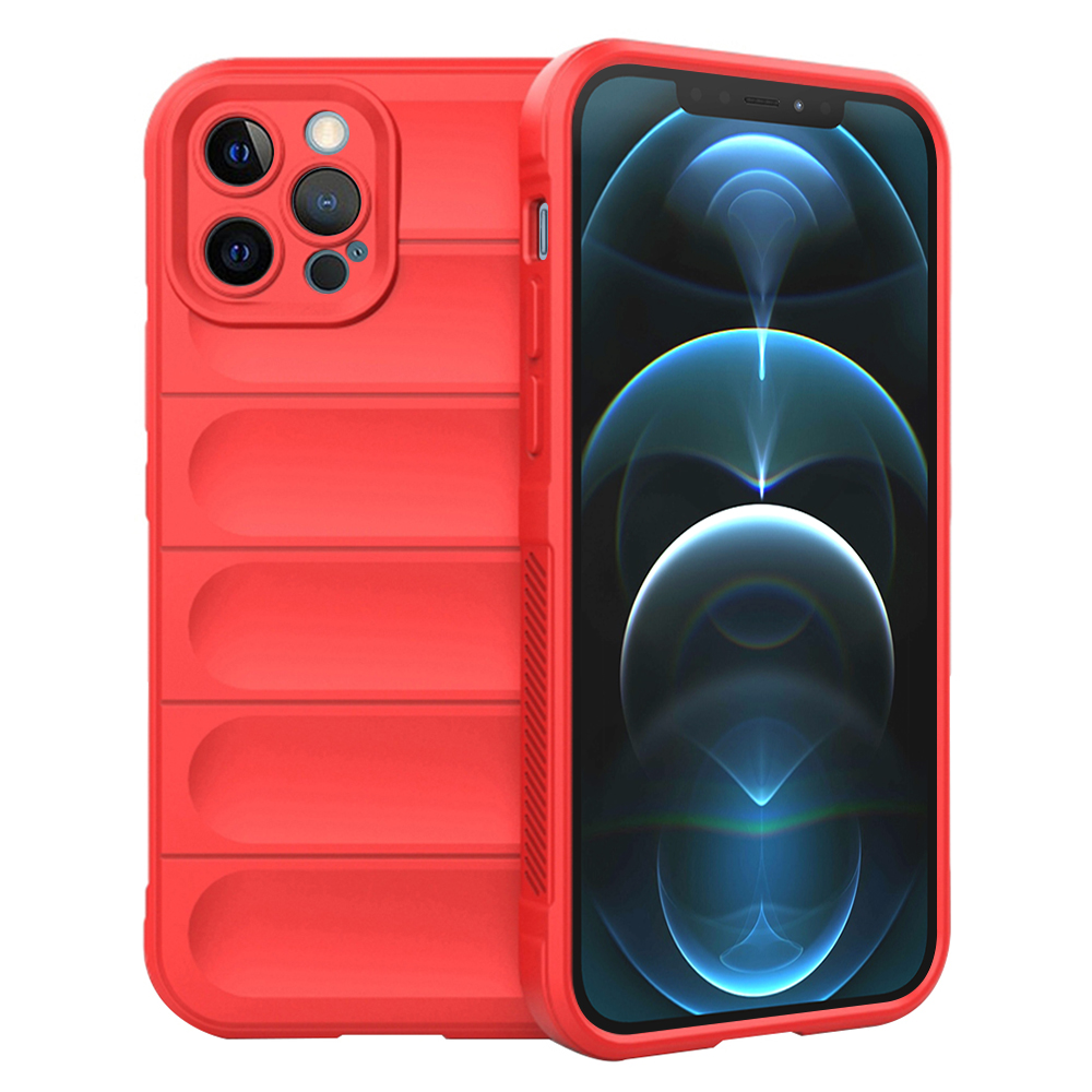 Techsuit Magic Shield kryt na iPhone 12 Pro Max – červený KF2322751