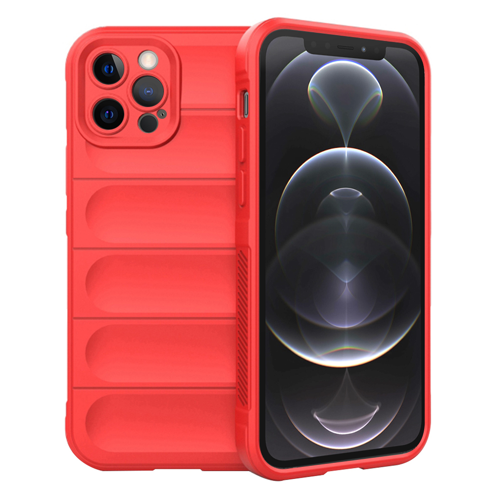 Techsuit Magic Shield kryt na iPhone 12 Pro – červený KF2322757
