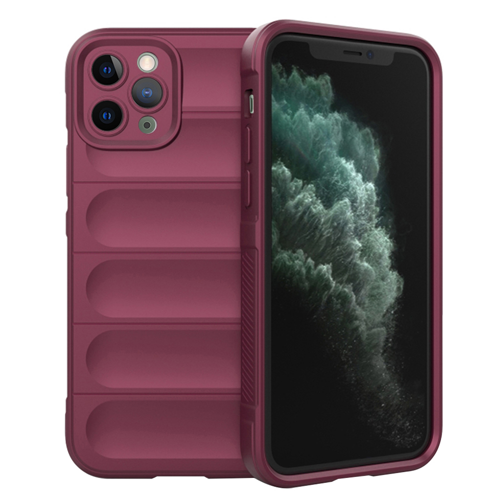 Techsuit Magic Shield kryt na iPhone 11 Pro Max – bordový KF2322771