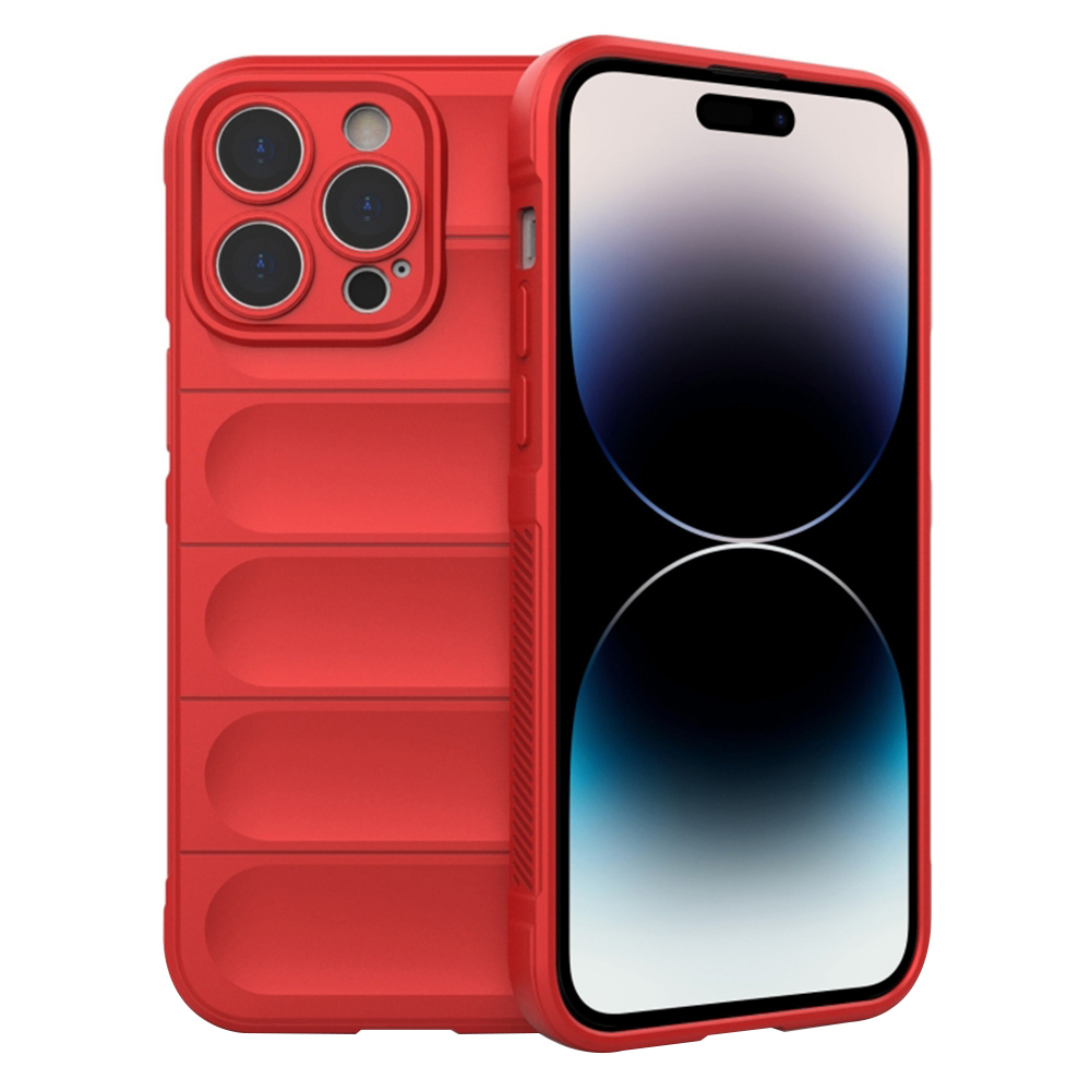 Techsuit Magic Shield kryt na iPhone 14 Pro – červený KF2322829