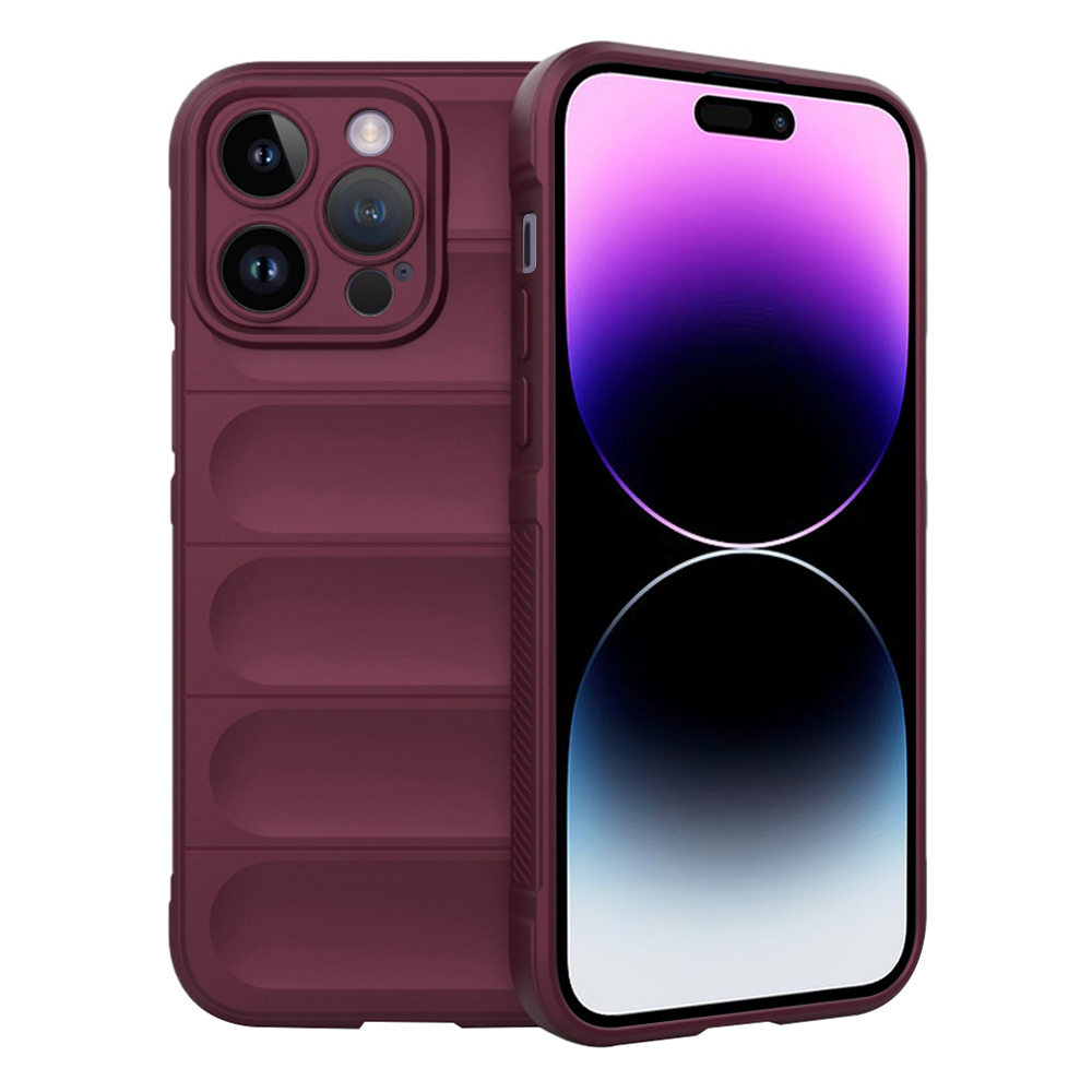 Techsuit Magic Shield kryt na iPhone 14 Pro Max – bordový KF2322837