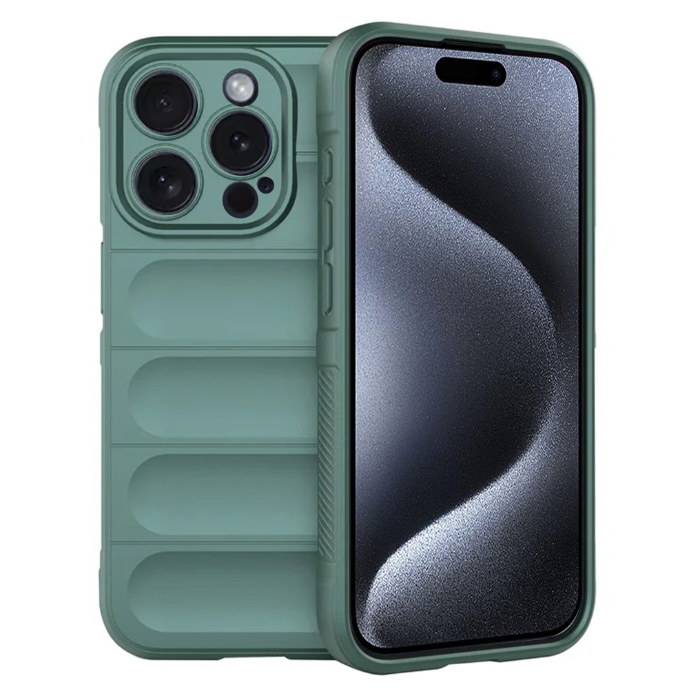 Techsuit Magic Shield kryt na iPhone 15 Pro – zelený KF2322972