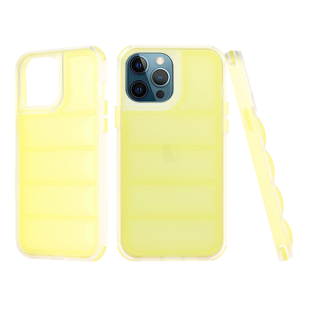 Techsuit Wave Shield kryt na iPhone 12 Pro Max – žltý KF2325704