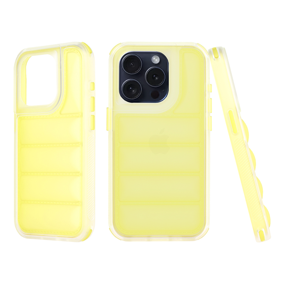 Techsuit Wave Shield kryt na iPhone 15 Pro – žltý KF2325765