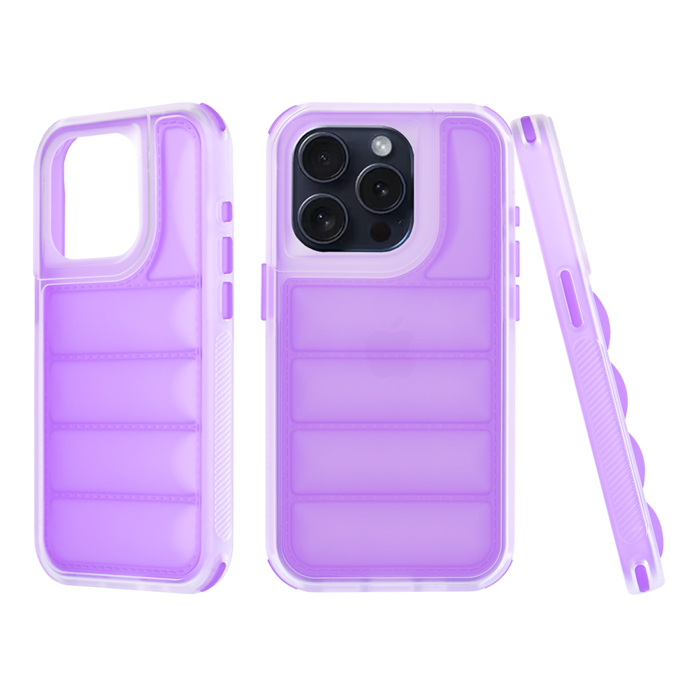 Techsuit Wave Shield kryt na iPhone 15 Pro – fialový KF2325766
