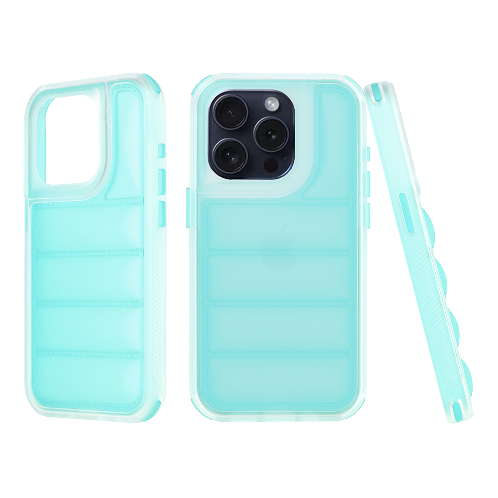 Techsuit Wave Shield kryt na iPhone 15 Pro – tyrkysový KF2325767
