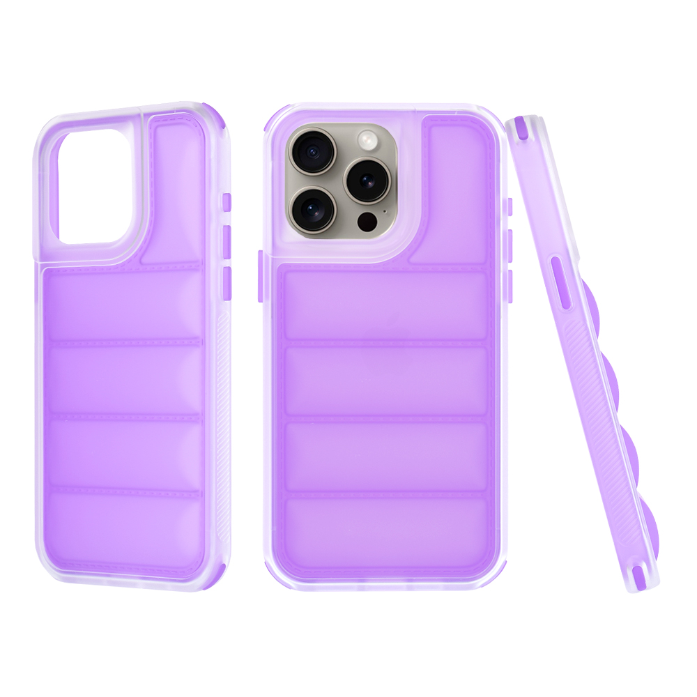 Techsuit Wave Shield kryt na iPhone 15 Pro Max – fialový KF2325778