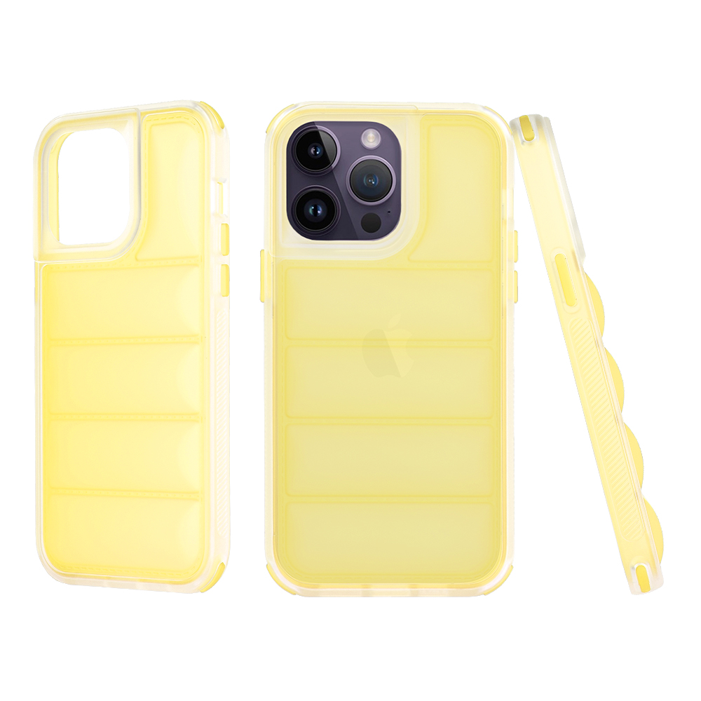 Techsuit Wave Shield kryt na iPhone 13 Pro Max – žltý KF2326657