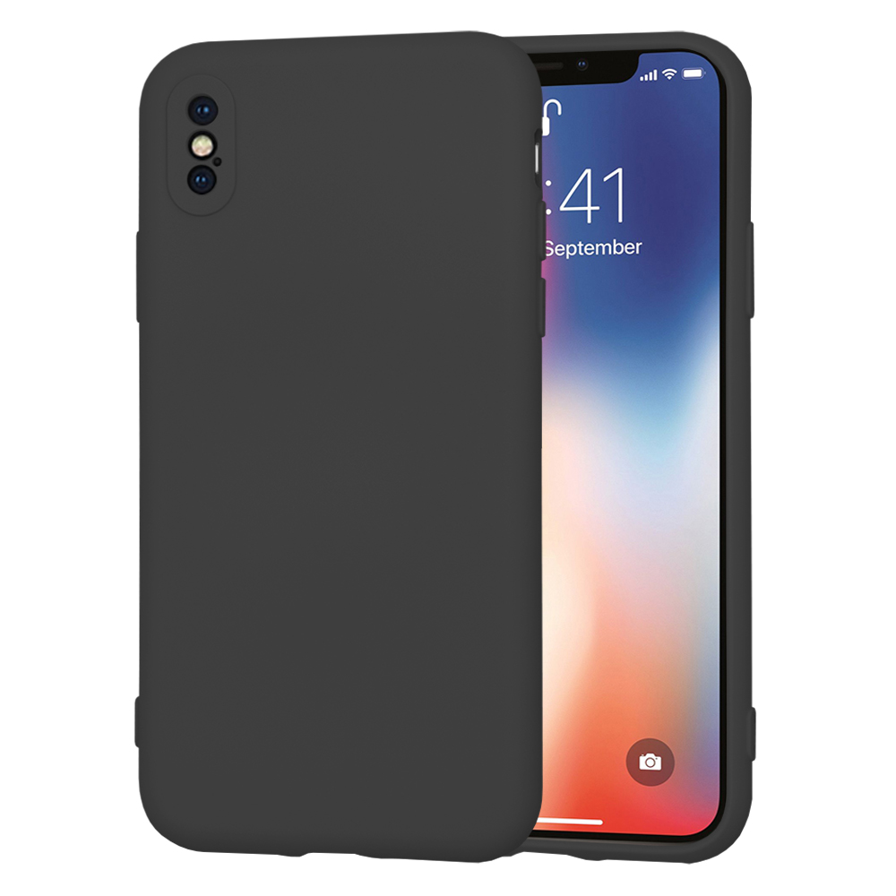 Techsuit SoftFlex kryt na iPhone X / iPhone XS – čierny KF2329908