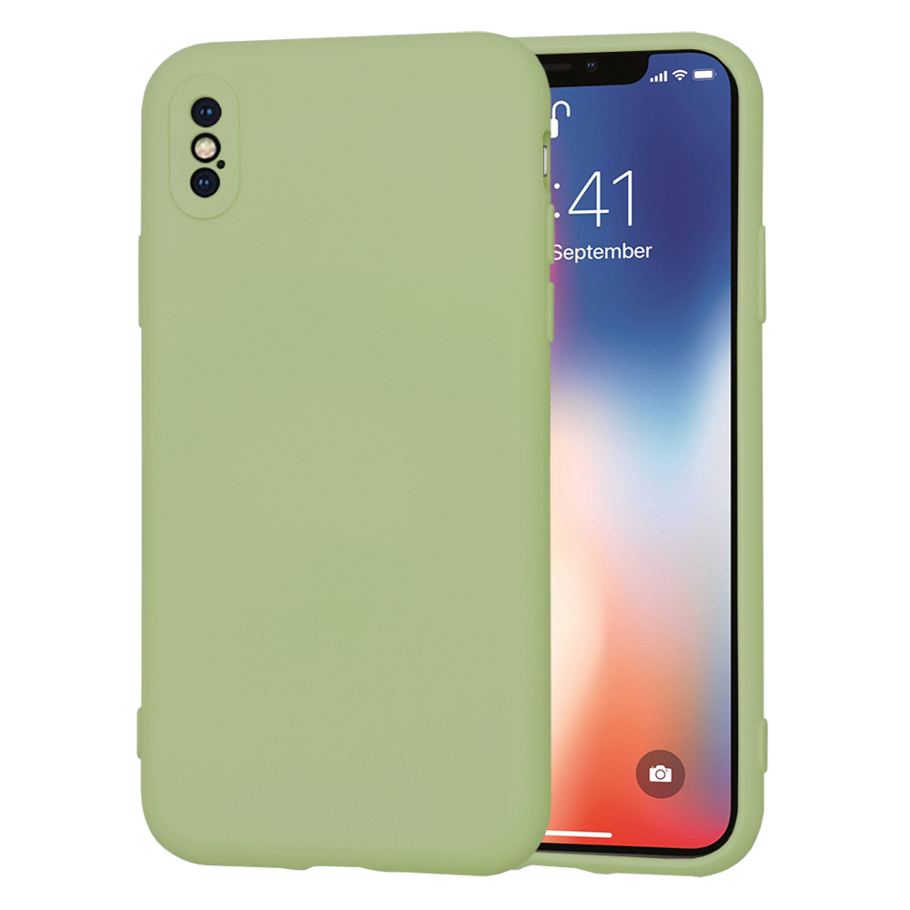 Techsuit SoftFlex kryt na iPhone X / iPhone XS – matcha zelený KF2329910