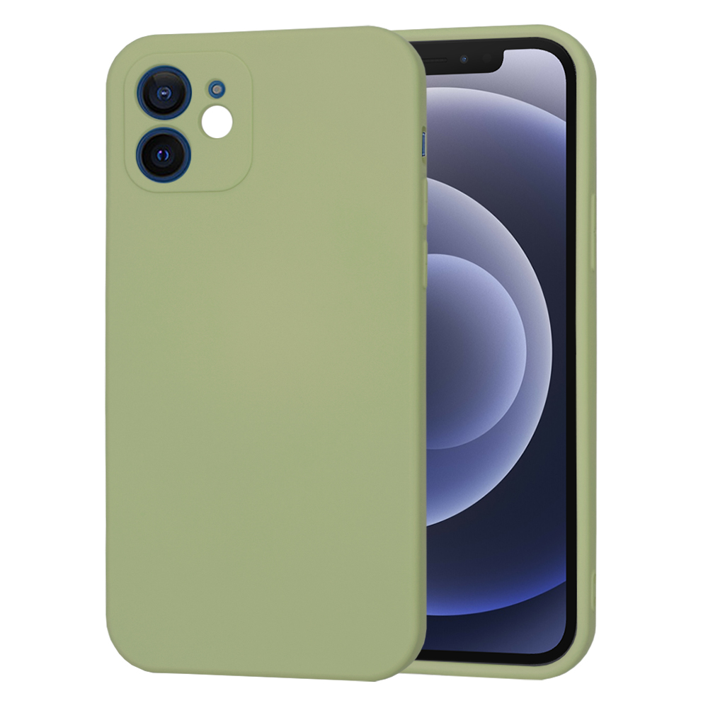 Techsuit SoftFlex kryt na iPhone 12 – matcha zelený KF2329921