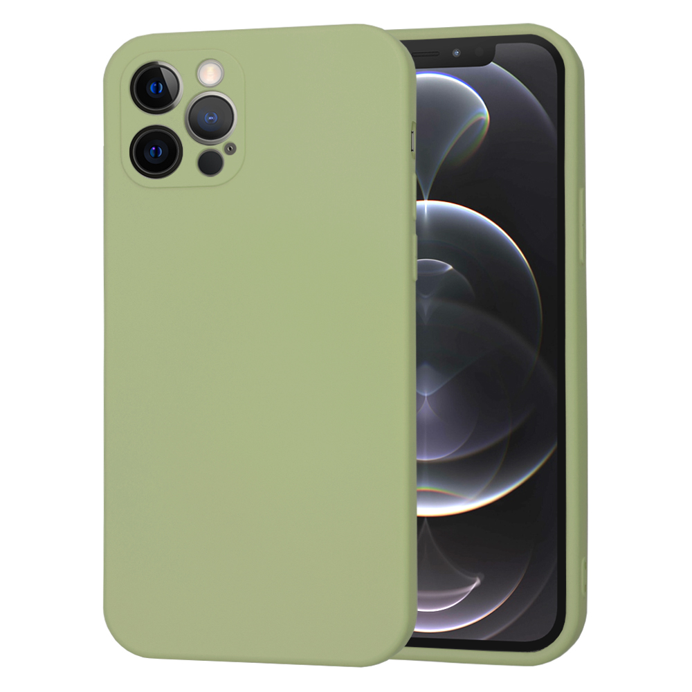 Techsuit SoftFlex kryt na iPhone 12 Pro – matcha zelený KF2329932