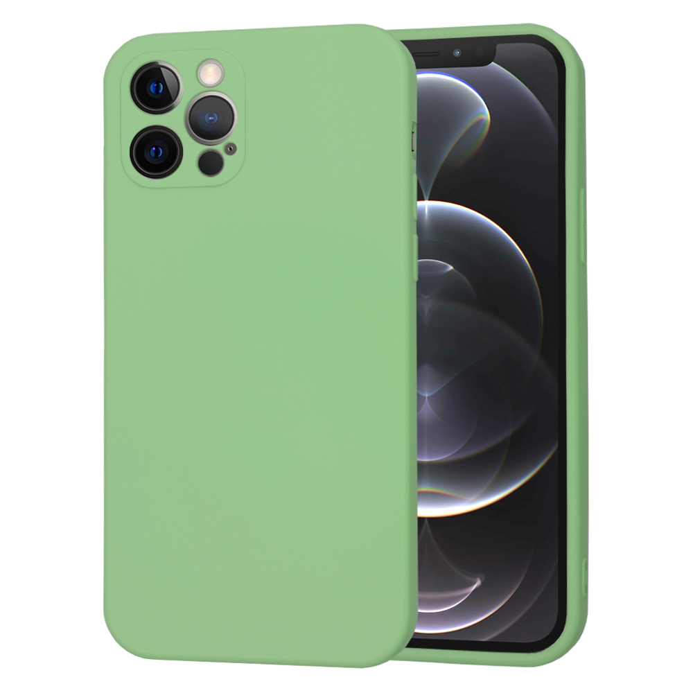 Techsuit SoftFlex kryt na iPhone 12 Pro – mätovo zelený KF2329939