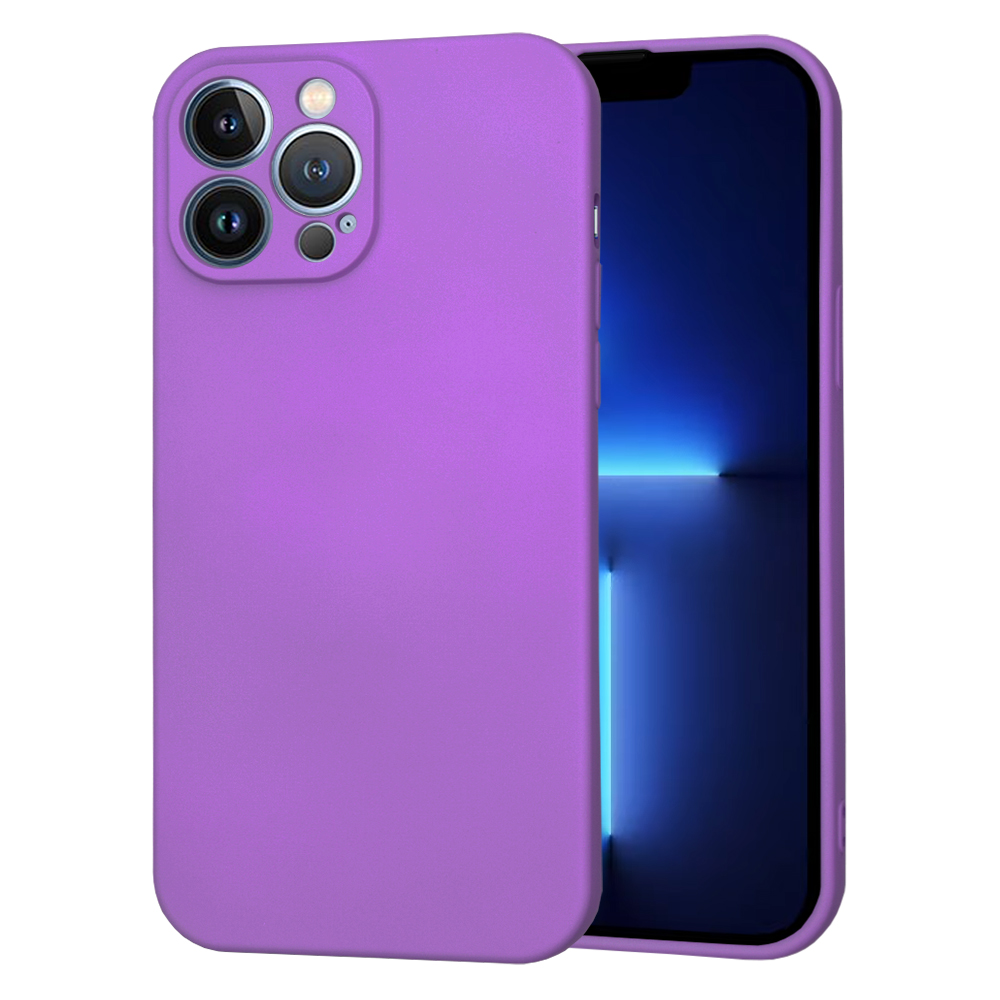 Techsuit SoftFlex kryt na iPhone 13 Pro Max – fialový KF2330068