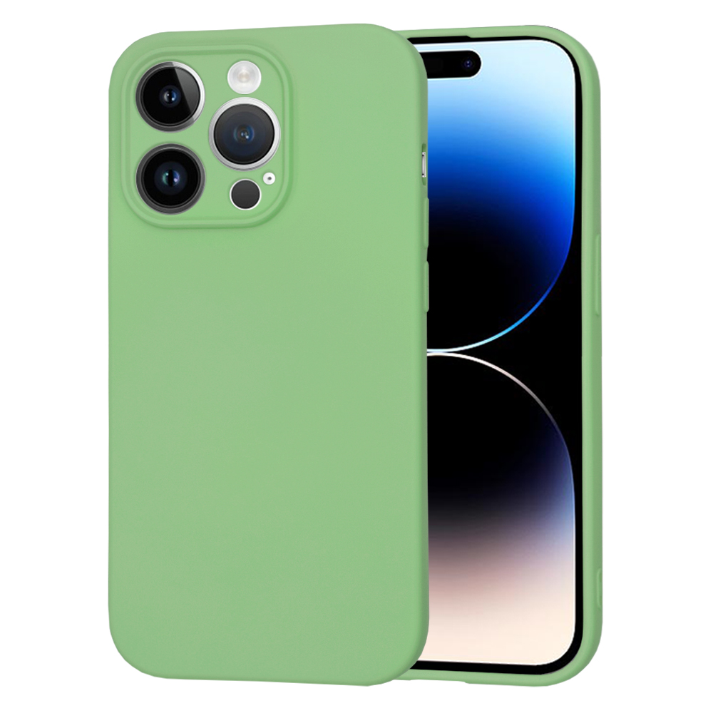 Techsuit SoftFlex kryt na iPhone 14 Pro – mätovo zelený KF2330093