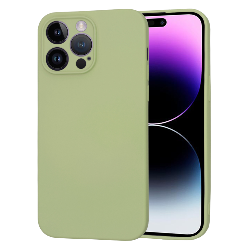 Techsuit SoftFlex kryt na iPhone 14 Pro Max – matcha zelený KF2330097