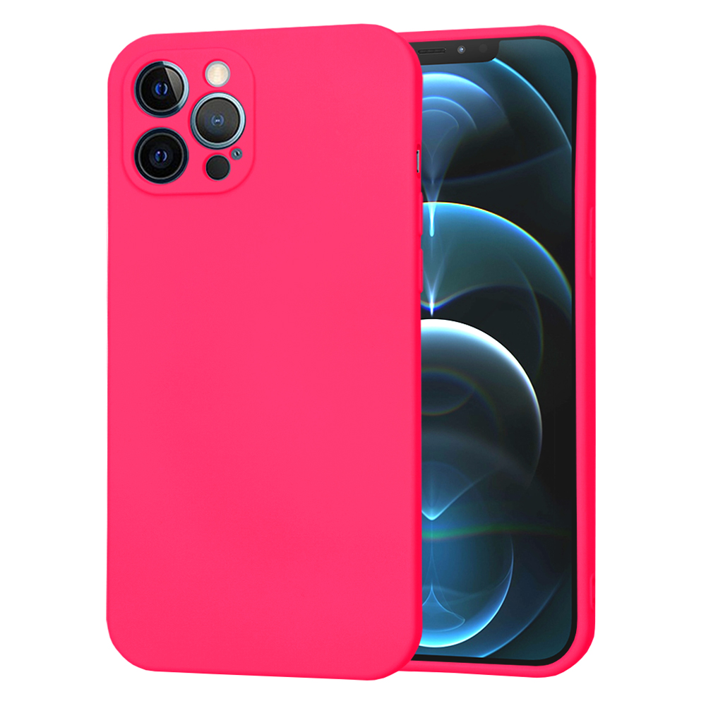 Techsuit SoftFlex kryt na iPhone 12 Pro Max – sýto ružový KF2330166