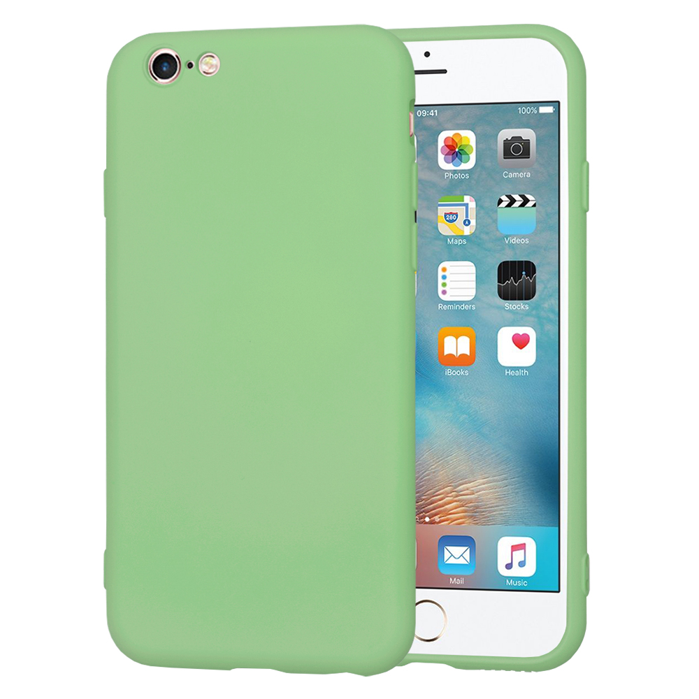 Techsuit SoftFlex kryt na iPhone 6 / iPhone 6S – mätovo zelený KF2330192