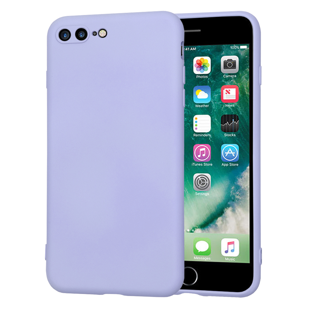 Techsuit SoftFlex kryt na iPhone 7 Plus / iPhone 8 Plus – svetlo fialový KF2330268