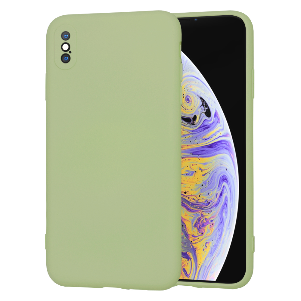 Techsuit SoftFlex kryt na iPhone XS Max – matcha zelený KF2329866