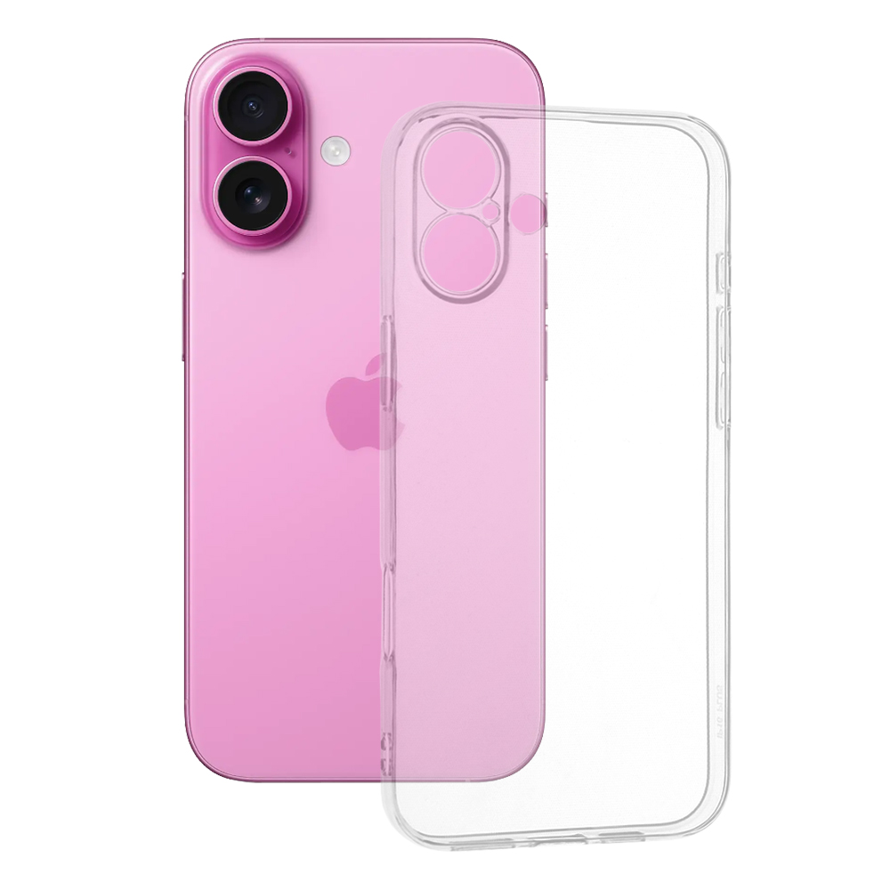 Techsuit Clear Silicone kryt na iPhone 16 Plus – priehľadný KF2330532