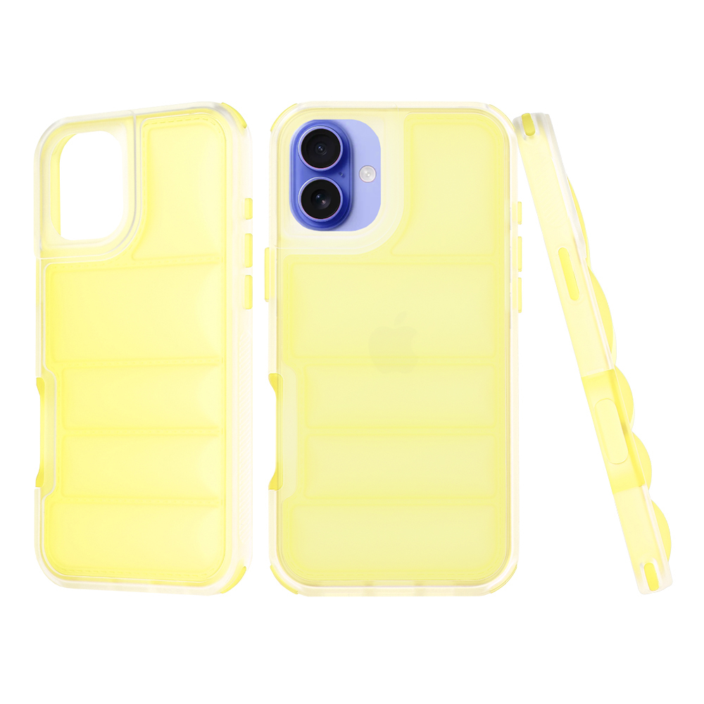 Techsuit Wave Shield kryt na iPhone 16 – žltý KF2331195