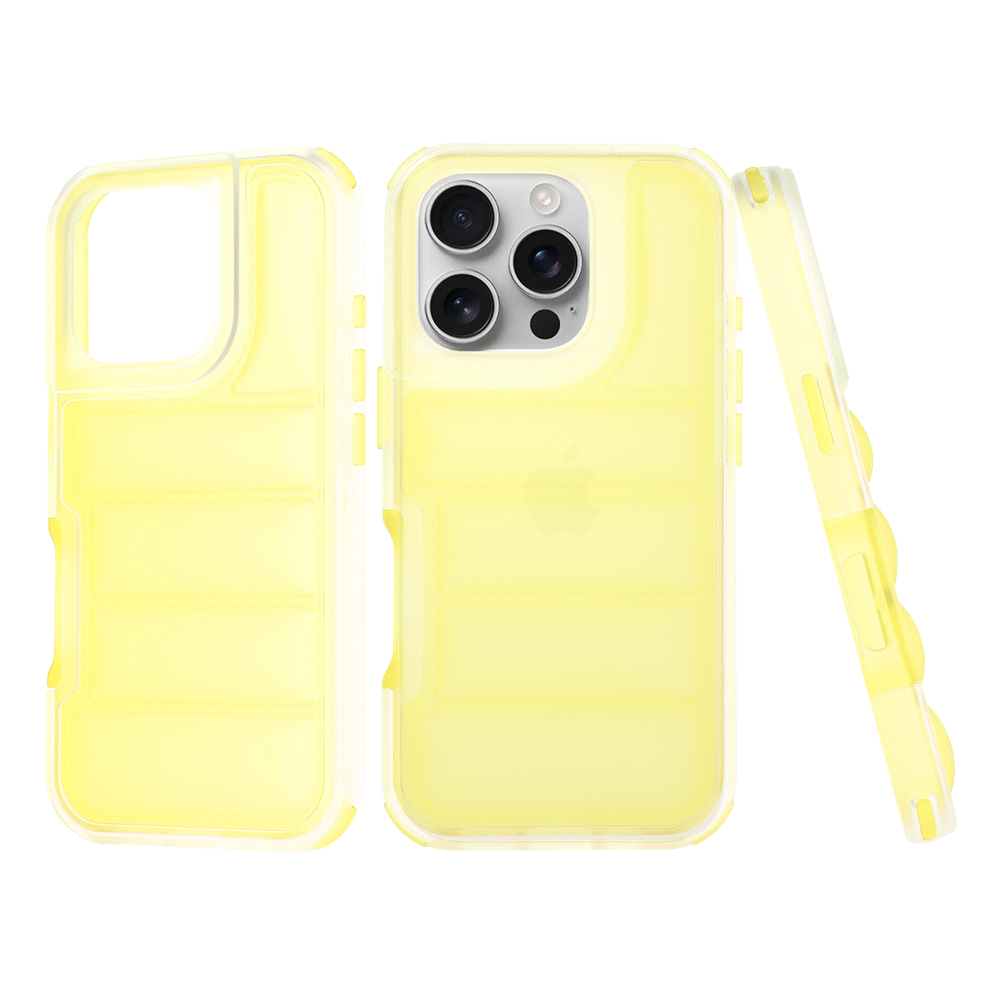 Techsuit Wave Shield kryt na iPhone 16 Pro – žltý KF2331209
