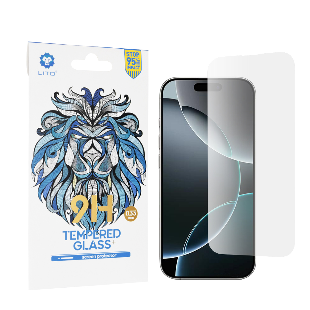 Lito 2.5D Classic Glass ochranné sklo na iPhone 16 Pro – číre KF2334905