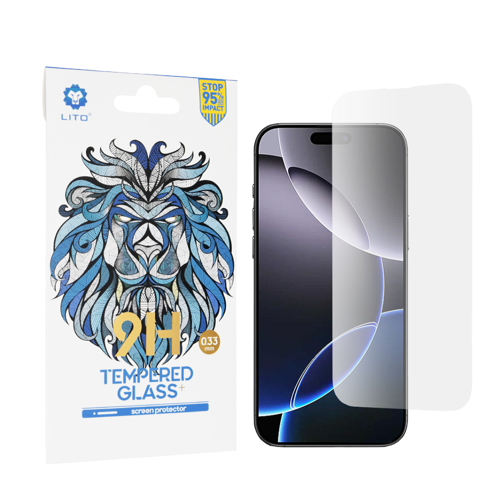 Lito 2.5D Classic Glass ochranné sklo na iPhone 16 Pro Max – číre KF2334906