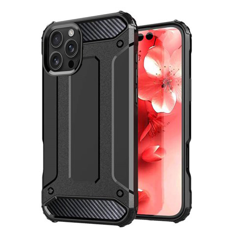 Techsuit Hybrid Armor kryt na iPhone 16 Pro – čierny KF2335069