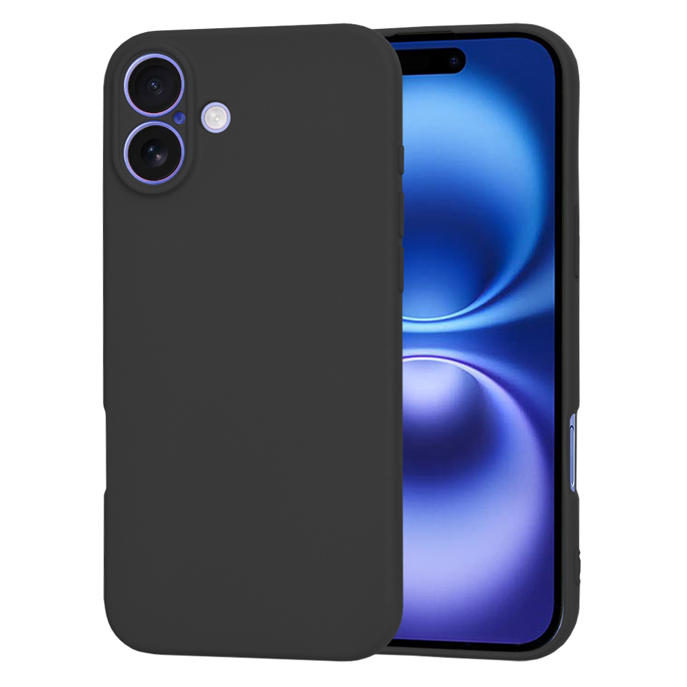 Techsuit SoftFlex kryt na iPhone 16 – čierny KF2338226