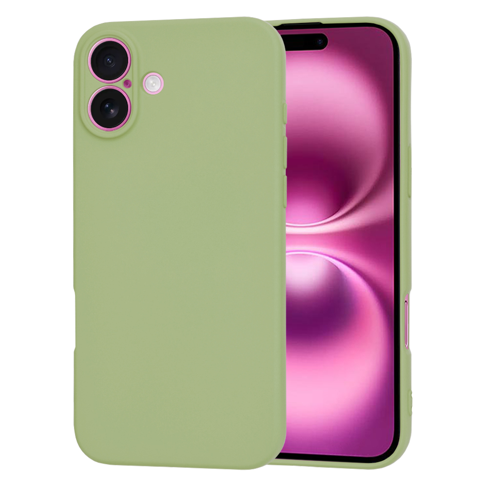 Techsuit SoftFlex kryt na iPhone 16 Plus – matcha zelený KF2338235