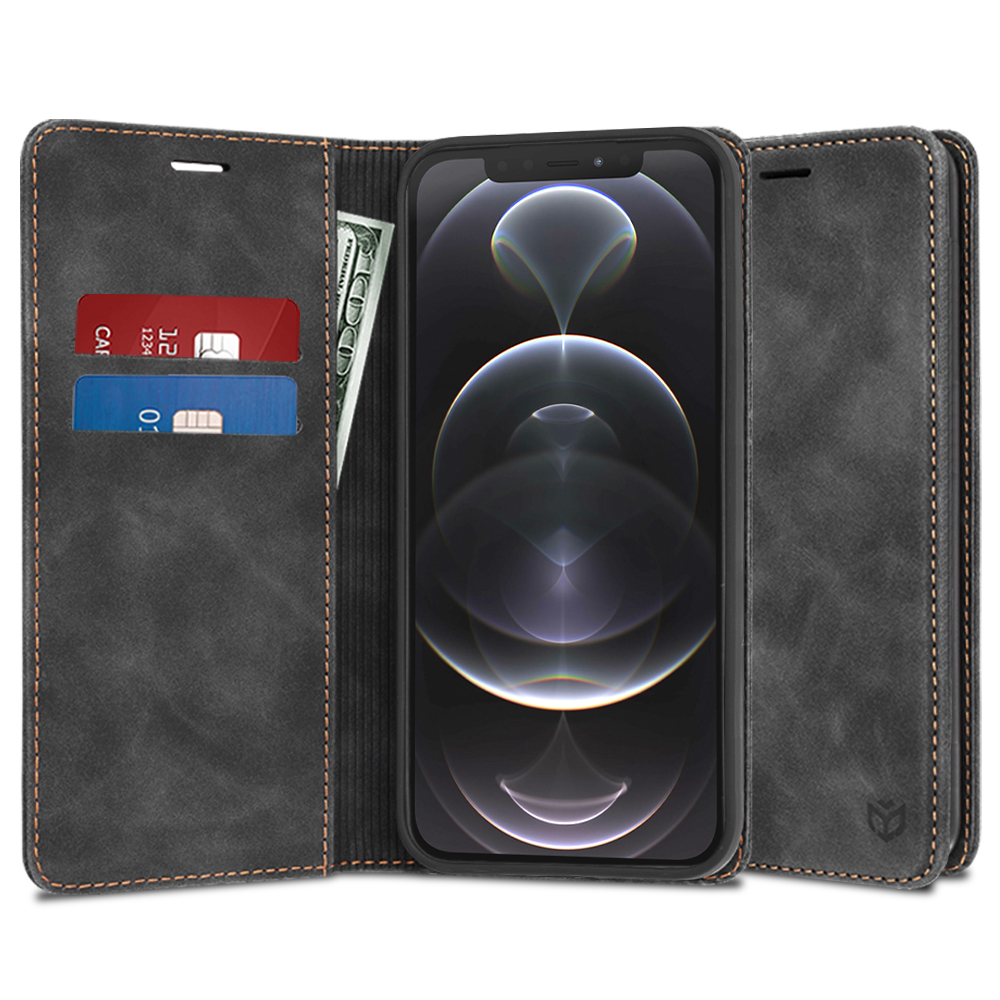 Techsuit Confy Cover kryt na iPhone 12 Pro – čierny KF2321383