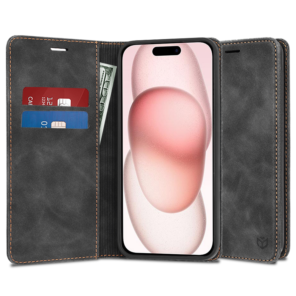 Techsuit Confy Cover kryt na iPhone 15 – čierny KF2321416