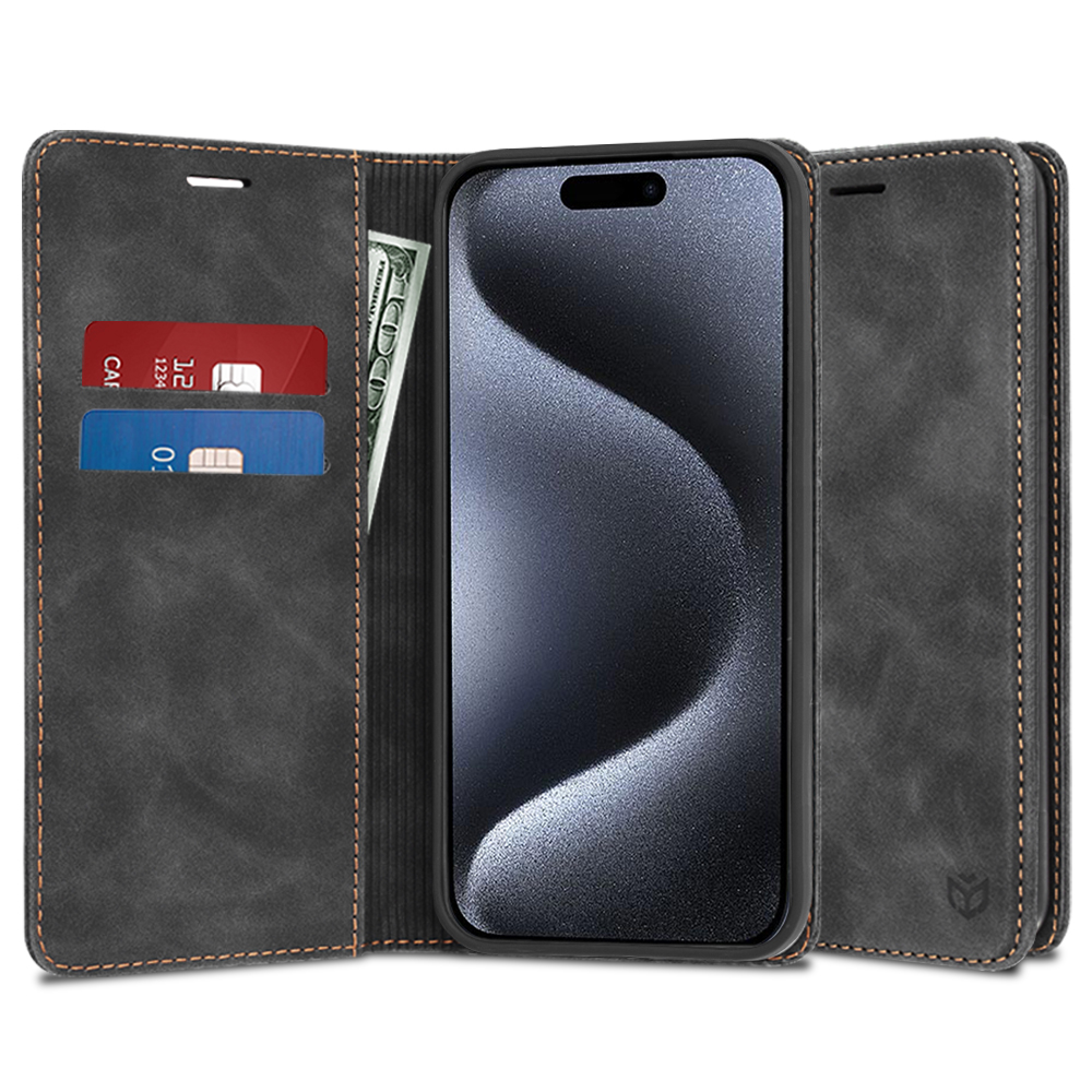 Techsuit Confy Cover kryt na iPhone 15 Pro – čierny KF2321417