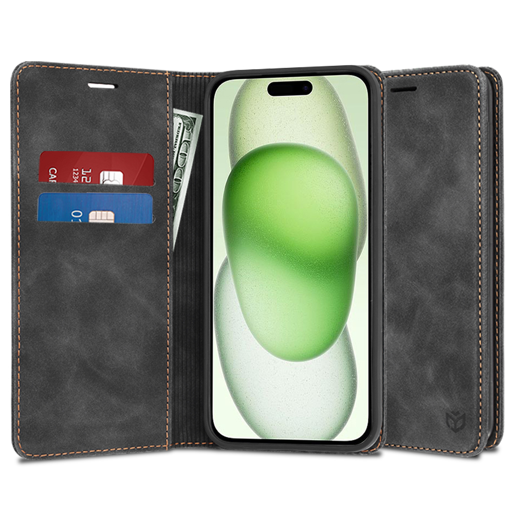 Techsuit Confy Cover kryt na iPhone 15 Plus – čierny KF2321418