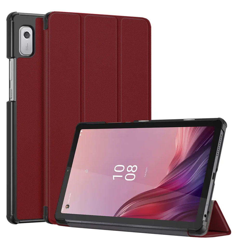 Techsuit Foldpro ochranné puzdro pre - Lenovo Tab M9 9.0 - červená KF2312571
