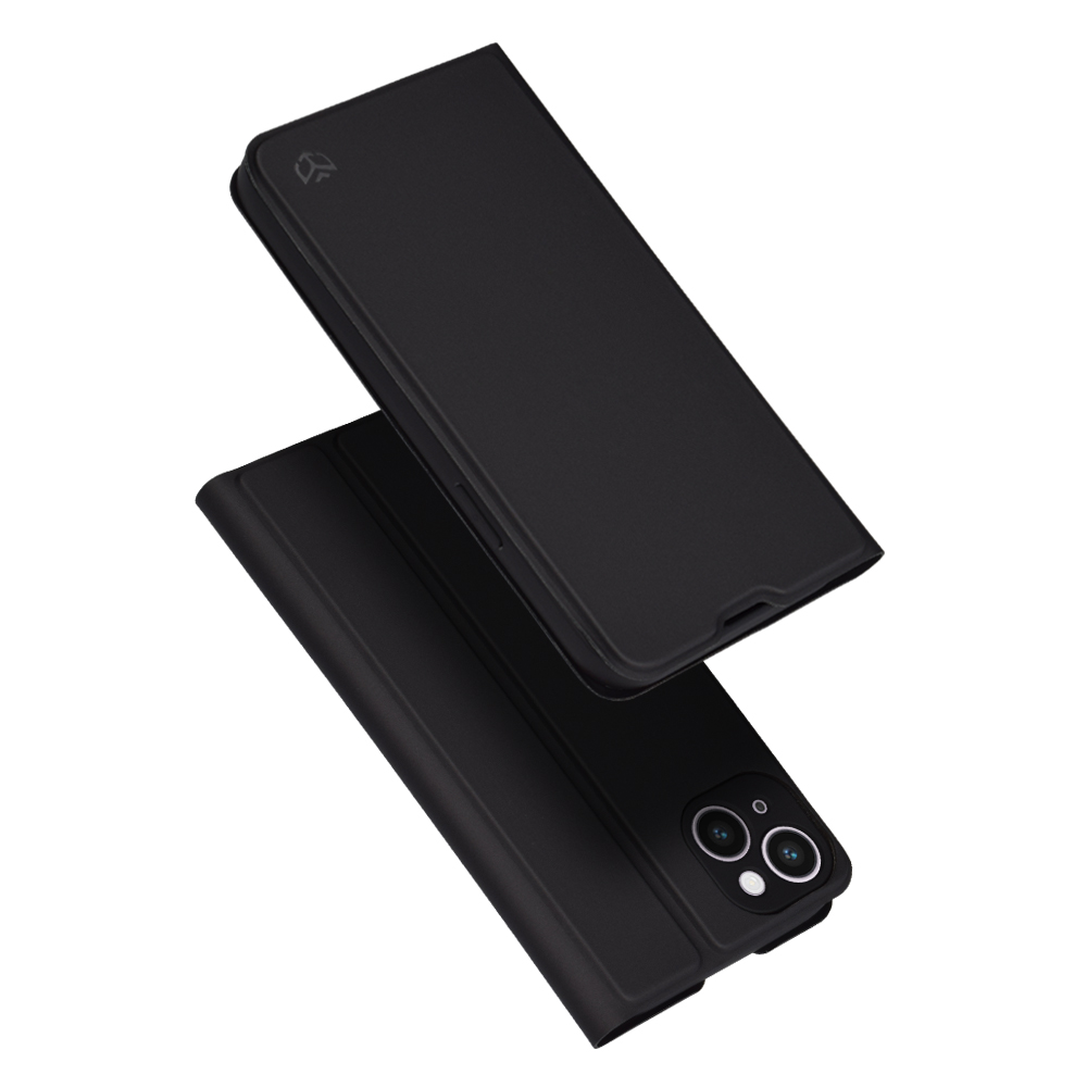 Techsuit Magskin Book puzdro na iPhone 14 Plus – čierny KF2323354