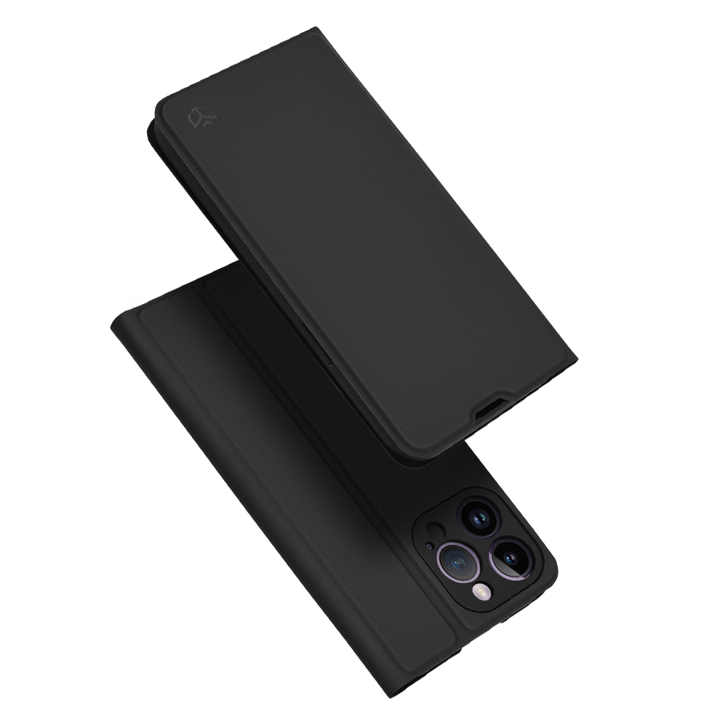 Techsuit Magskin Book puzdro na iPhone 14 Pro Max – čierny KF2323356