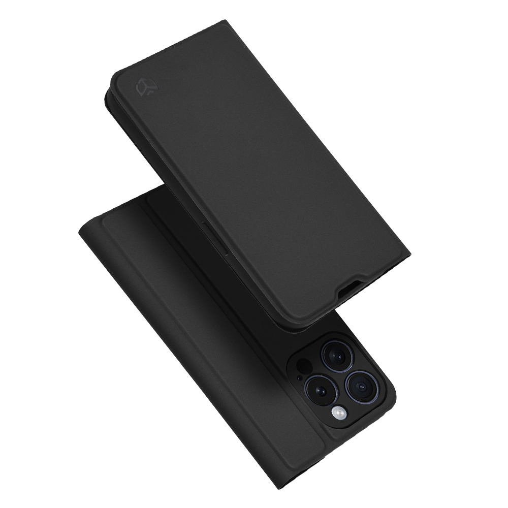 Techsuit Magskin Book puzdro na iPhone 15 Pro – čierny KF2323367